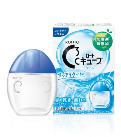 日本 樂敦 (隱眼) 適用 C3 清涼/勁涼眼藥水 13ml