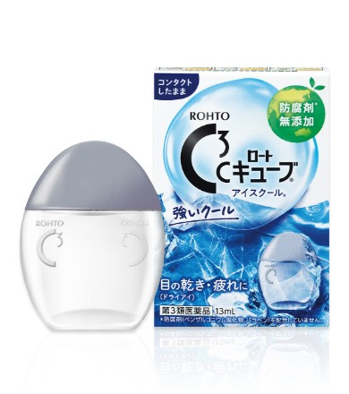 日本 樂敦 (隱眼) 適用 C3 清涼/勁涼眼藥水 13ml:圖片 2