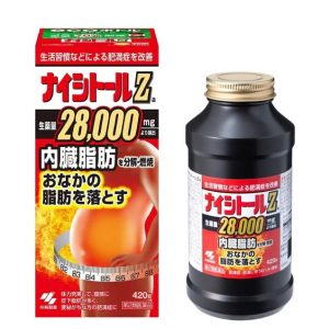 日本小林製藥 中藥腰腹部排油錠燃 内臓脂肪分解28000mg速效(2028.09)