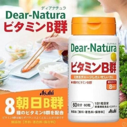 日本🇯🇵Asahi朝日Dear-Natura 維生素 B 群 60 天:圖片 5